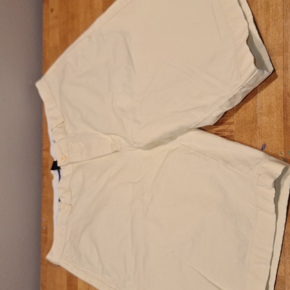 J Crew Broken In Regular Fit‎ Sz 36 Lt Yellow Shorts 10" Inseam Preppy Nautical